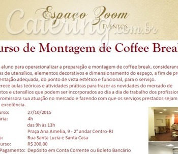 Curso de Montagem de Coffee Break