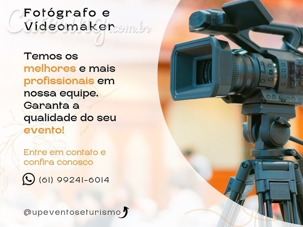 Fotógrafo e videomaker